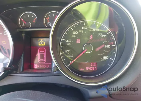 2008 Audi Tt 3.2 из США, поврежденный, VIN TRUDD38J581043149